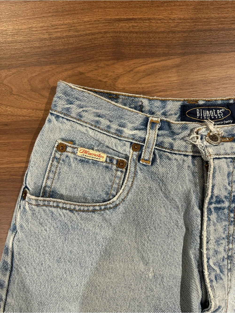 Bluenotes Light Blue Relaxed Fit Distressed Jeans - Picture 4 of 5